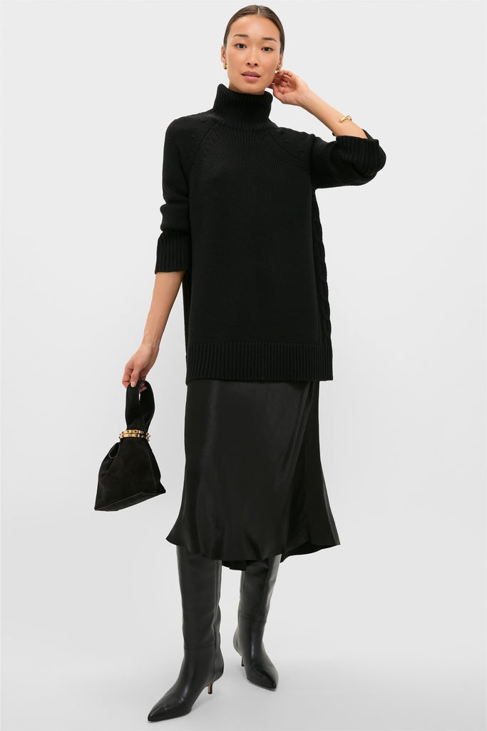 Black Louisa Turtleneck Sweater